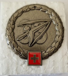 Bild von Lehrverband 33 Fliegerabwehrtruppen Beret Emblem mit allen Stiften offen